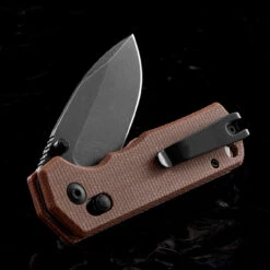 Magnum Rockstub Micarta Folding Knife -Nitecore || Fenix Officials 01SC710.4 01334.1692804730