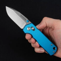 Magnum Rockstub Blue Elox Folding Knife -Nitecore || Fenix Officials 01SC711.1 30218.1693830650