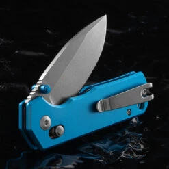 Magnum Rockstub Blue Elox Folding Knife -Nitecore || Fenix Officials 01SC711.3 76911.1693830649