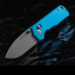 Magnum Rockstub Blue Elox Folding Knife -Nitecore || Fenix Officials 01SC711.4 69942.1693830650