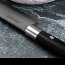 Boker Damascus Black Santoku Fixed Blade -Nitecore || Fenix Officials 130417DAM.4 65409.1648550588.1280.1280 89600.1648635339