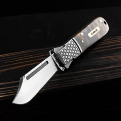 Andre De Villiers Gambler Burlwood NLA Folding Knife -Nitecore || Fenix Officials ADV GAMB WOOD NLA.2 05968.1672843737.1280.1280 89623.1672844613