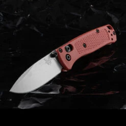 Benchmade 533-04 Mini Bugout Mesa Red Folding Knife -Nitecore || Fenix Officials BM533 04.3 42973.1691486942