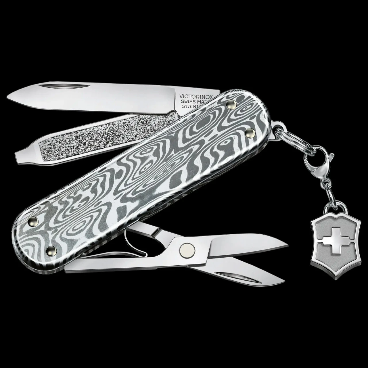Victorinox Classic SD Brilliant Damascus 3 Victorinox Classic SD Brilliant Damascus