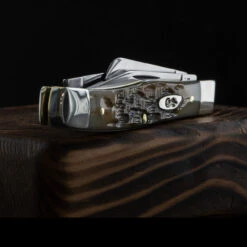 Case Stockman Amber Bone Carbon -Nitecore || Fenix Officials CA079det2 62288.1657885917