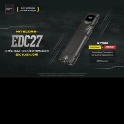 Nitecore EDC27 Flashlight 25 Nitecore EDC27 Flashlight -Nitecore || Fenix Officials EDC27 76713.1681908903