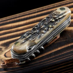 Fox Multipurpose Pocket Knife Stag 8 -Nitecore || Fenix Officials FOX 2268 SCE.1 95964.1678276555