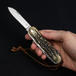 Fox Multipurpose Pocket Knife Stag 8 -Nitecore || Fenix Officials FOX 2268 SCE 32482.1678276554