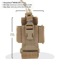 Maxpedition CP-L Phone Holster - Large -Nitecore || Fenix Officials MAXP 102det 53357.1607704439