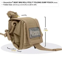 Maxpedition Mini Rollypoly Dump Pouch -Nitecore || Fenix Officials MAXP 207det9 45021.1674821984