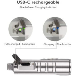 Rovyvon A2 G4 Stainless -Nitecore || Fenix Officials ROV A2 G4 SLVR.4 29926.1674134415