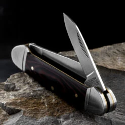 Rough Rider Canoe G10 Black And Red Penknife -Nitecore || Fenix Officials RR2297.2 75212.1687343069