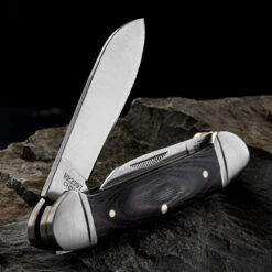 Rough Rider Canoe G10 Black And Red Penknife -Nitecore || Fenix Officials RR2297.3 69522.1687352346