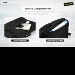 Nitecore SLB09 Sling Bag -Nitecore || Fenix Officials SLB09det2 44881.1643032328.1280.1280 21358.1643207288