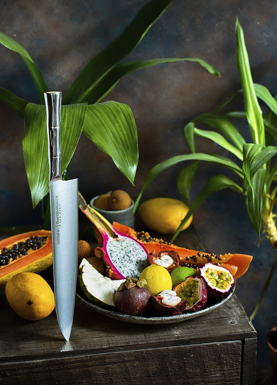 Samura Grand Chef's Knife Bamboo 6 Samura Grand Chef's Knife Bamboo - Image 4