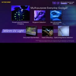 Nitecore Tiki UV -Nitecore || Fenix Officials TIKI UVdet 98943.1628683307