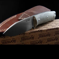 Lion Steel Bushcraft B35 Micarta Green -Nitecore || Fenix Officials ccm ls b35cvg 83724.1587729658