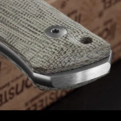 Lion Steel Bushcraft B35 Micarta Green -Nitecore || Fenix Officials ccm ls b35cvgdet1 23906.1587424307