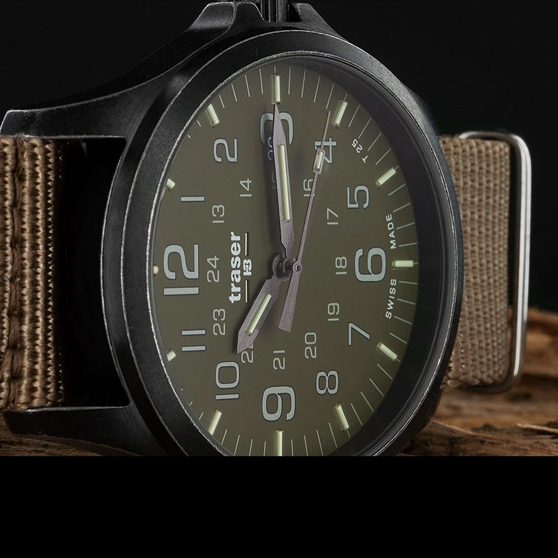 Traser H3 P67 Officer Pro Gunmetal Khaki 5 Traser H3 P67 Officer Pro Gunmetal Khaki - Image 3