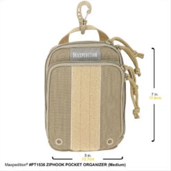 Maxpedition Ziphook Pocket Organiser Medium -Nitecore || Fenix Officials maxp 1536det4 58937.1662381664