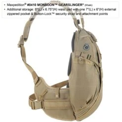 Maxpedition Monsoon Gearslinger -Nitecore || Fenix Officials maxp 410det4 38963.1662130624