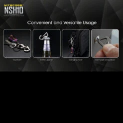 Nitecore NSH10 Snap Hook 9 Nitecore NSH10 Snap Hook -Nitecore || Fenix Officials nitecore nsh10det5 78553.1590675976