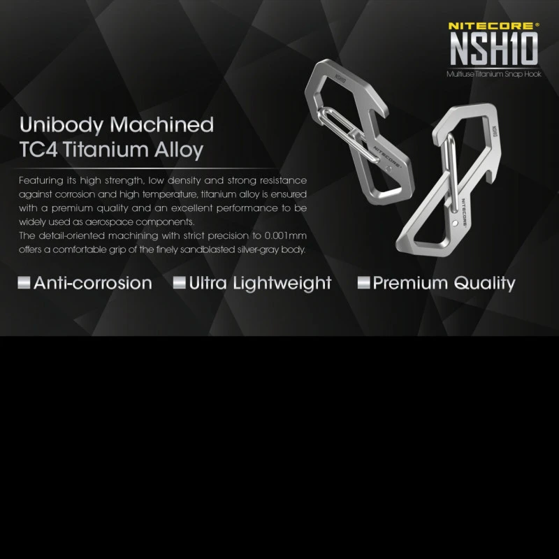 Nitecore NSH10 Snap Hook 6 Nitecore NSH10 Snap Hook - Image 4