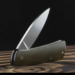 Chris Crawford Custom EDC-B Slipjoint Olive -Nitecore || Fenix Officials olive 08493.1687968943