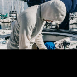 TAD Primer Cotton Hoodie White