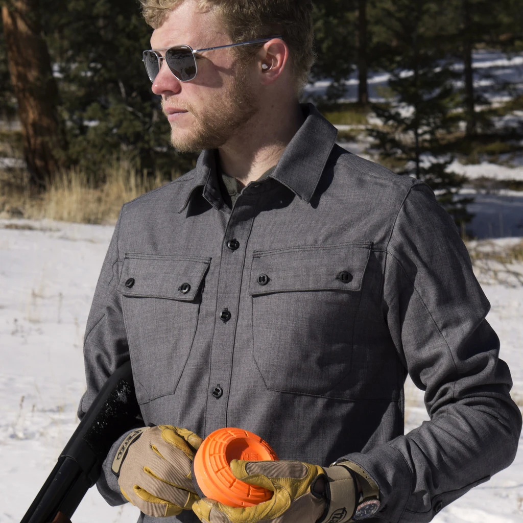 TAD Highland Shirt Heather Charcoal 7 TAD Highland Shirt Heather Charcoal - Image 5