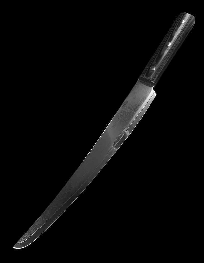 Samura Damascus 67 Slicing Tanto 3 Samura Damascus 67 Slicing Tanto